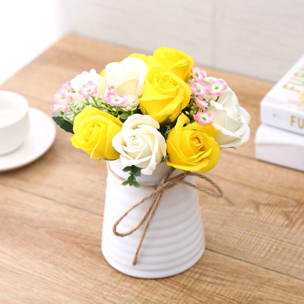 Modern Ceramic Vase — 7" - View 2