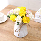 Modern Ceramic Vase — 7" - View 2
