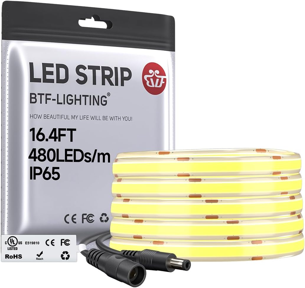 Beige LED Strip Light — Natural White 4000K