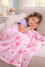 Luxe Pink Throw Pillow — 50x60 - View 2