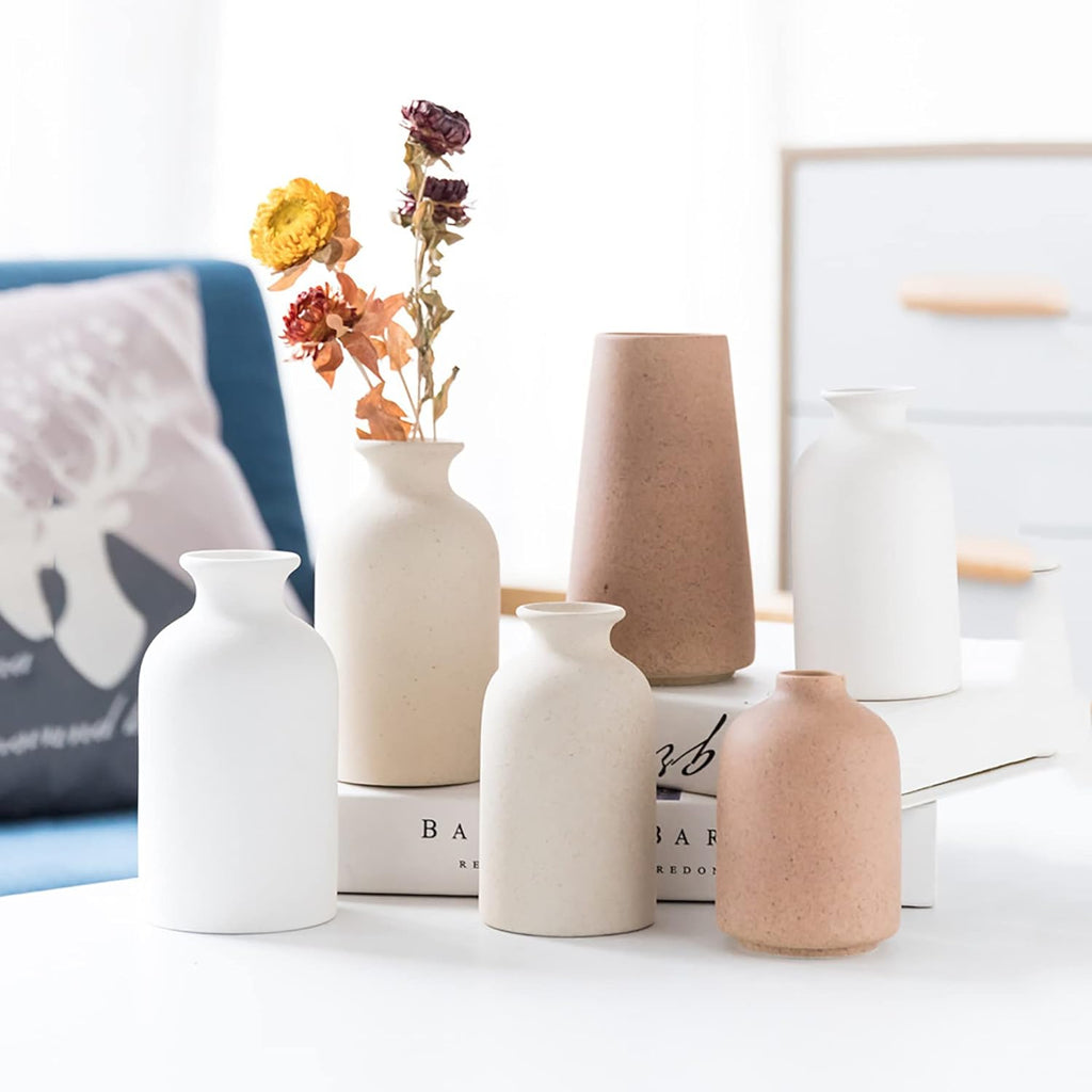 Boho Beige Vase Set - View 5