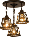 Farmhouse Metal Pendant Light — Deer