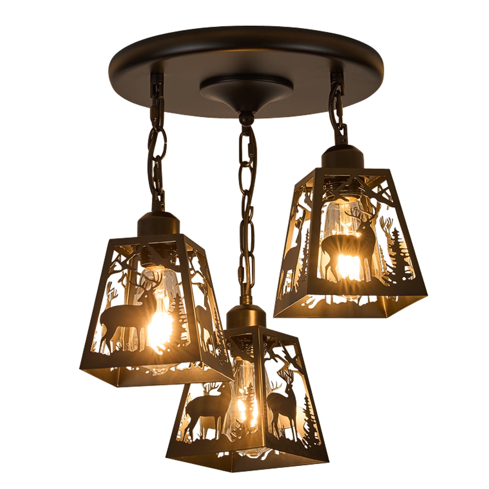 Farmhouse Metal Pendant Light