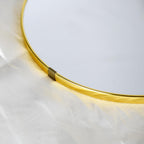 Round Luxe Black Wall Mirror — 12.6" - View 6