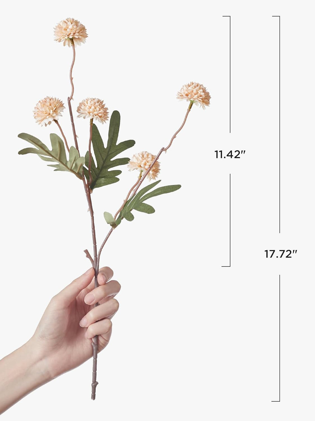 Beige Artificial Flowers - View 2