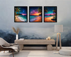Black Framed Wall Art — 16" - View 5
