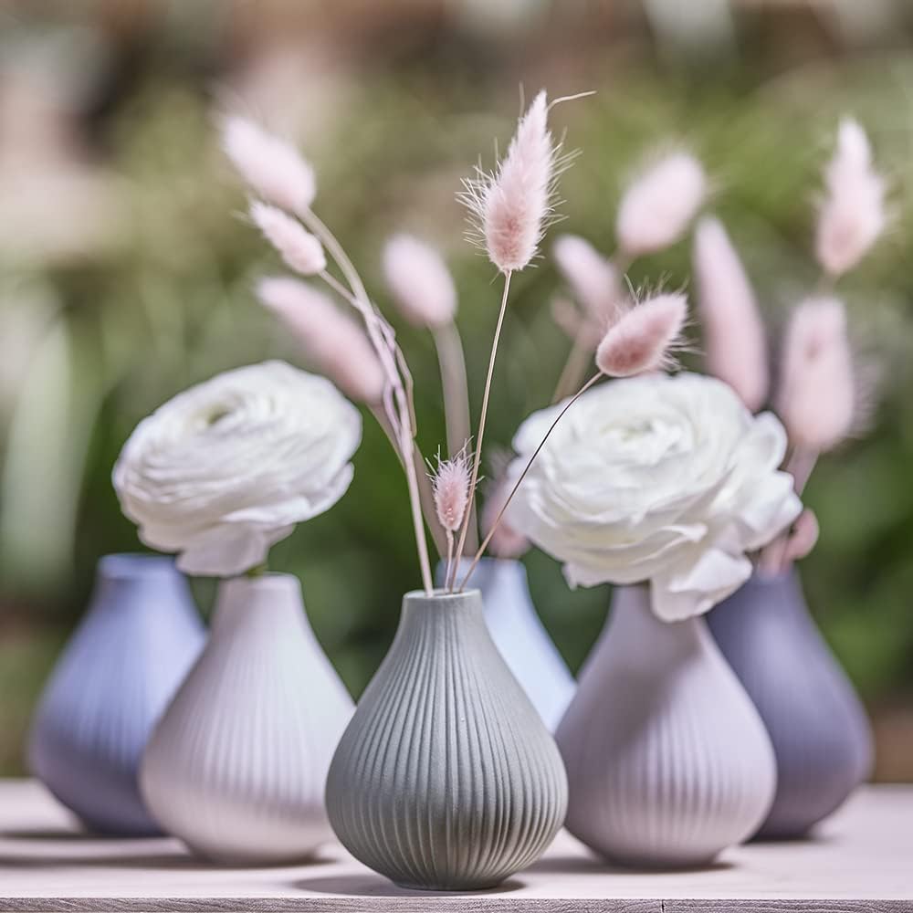 Blue Flower Vase — Set of 6 - View 7