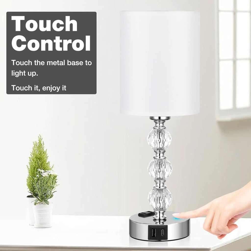 Dimmable Luxe Black Table Lamp - View 4
