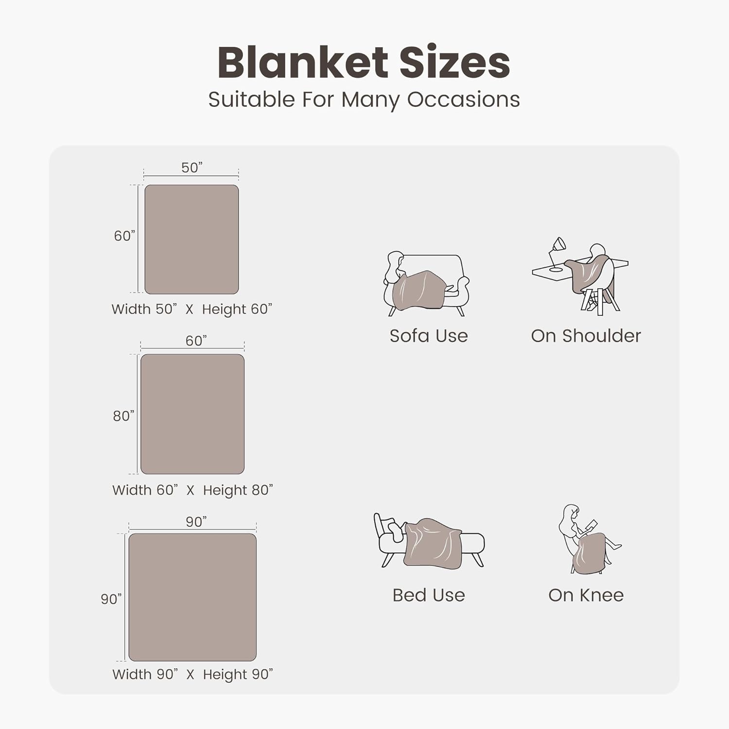 Beige Throw Pillow — 60" - View 9