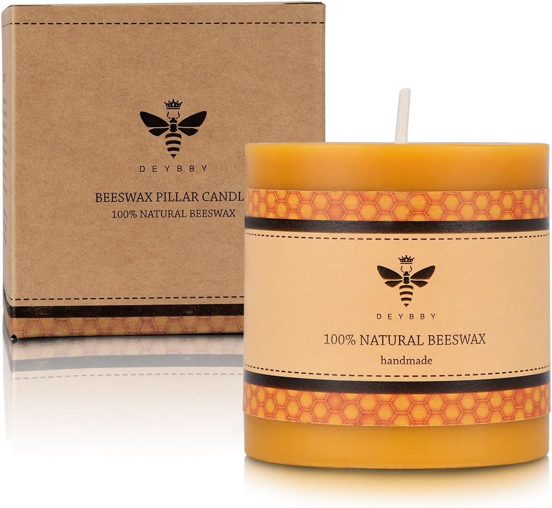 Wax Pillar Candle — 3" — 3x3 inch(1 Pack)