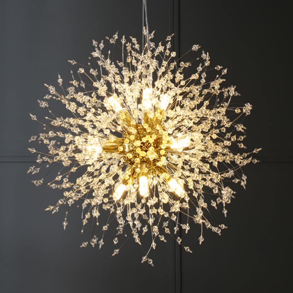 Luxe Gold Chandelier — 9-Light