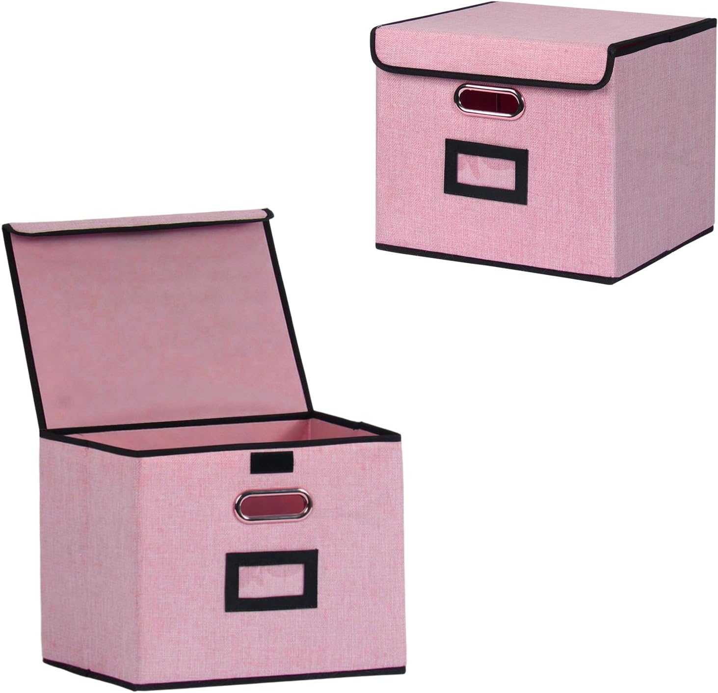 Grey Storage Bin — 63" — Pink