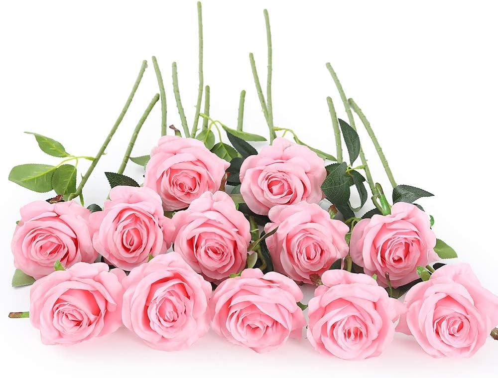Black Artificial Flowers — Pink