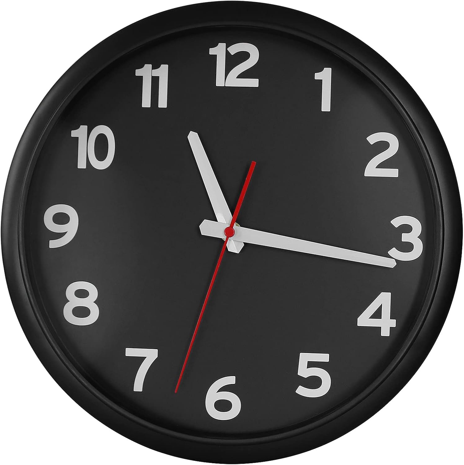 Battery Operated Luxe Black Wall Decor — 12" — Black