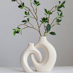 Modern Black Vase Set