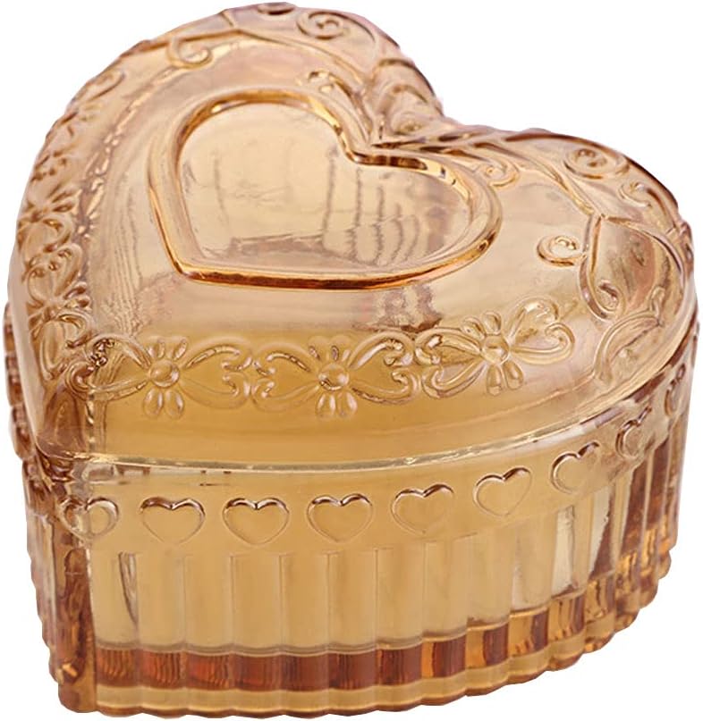 Gold Storage Basket — Yellow-Lid