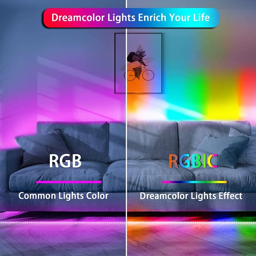 RGB Black LED Strip Light - View 8