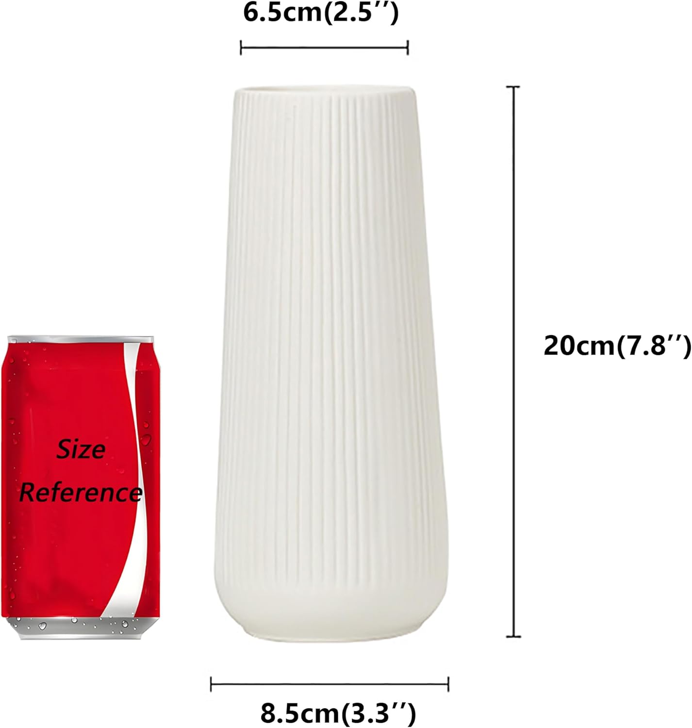 Modern Black Vase - View 3