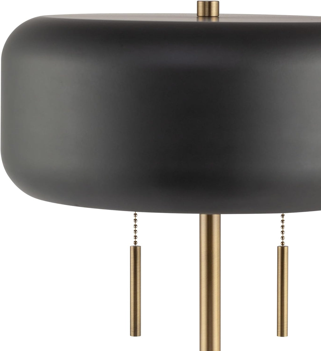 Modern Gold Table Lamp — 2-Light - View 5