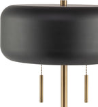 Modern Gold Table Lamp — 2-Light - View 5