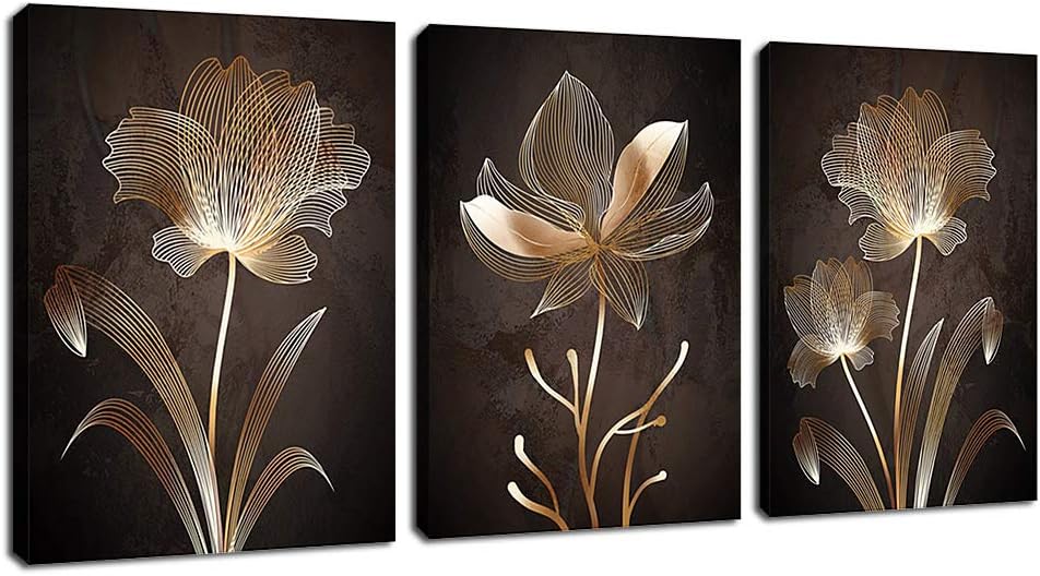 Framed Modern Blue Canvas Wall Art — 16" — 16"L x 12"W