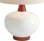 Mid-Century Red Table Lamp — 23" - View 6