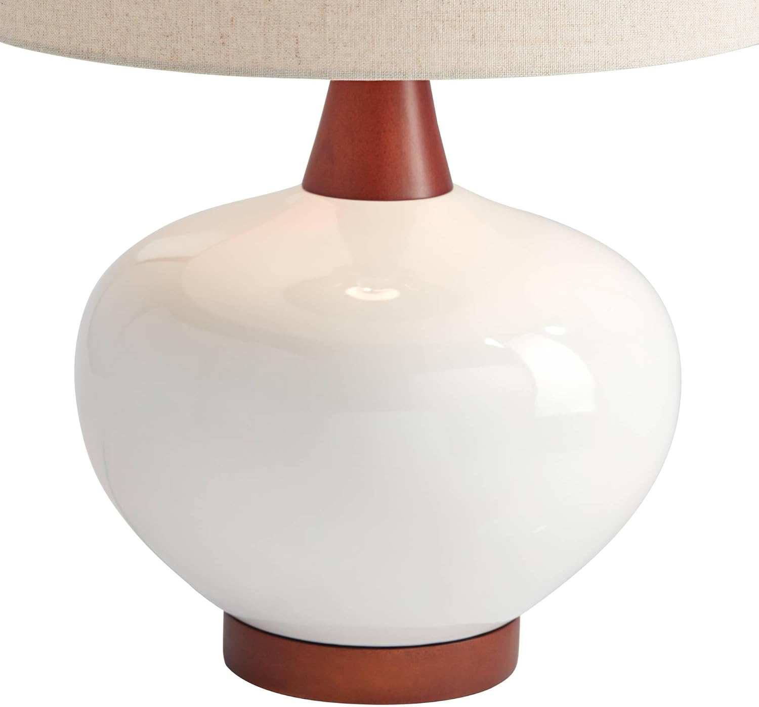 Mid-Century Red Table Lamp — 23" - View 6