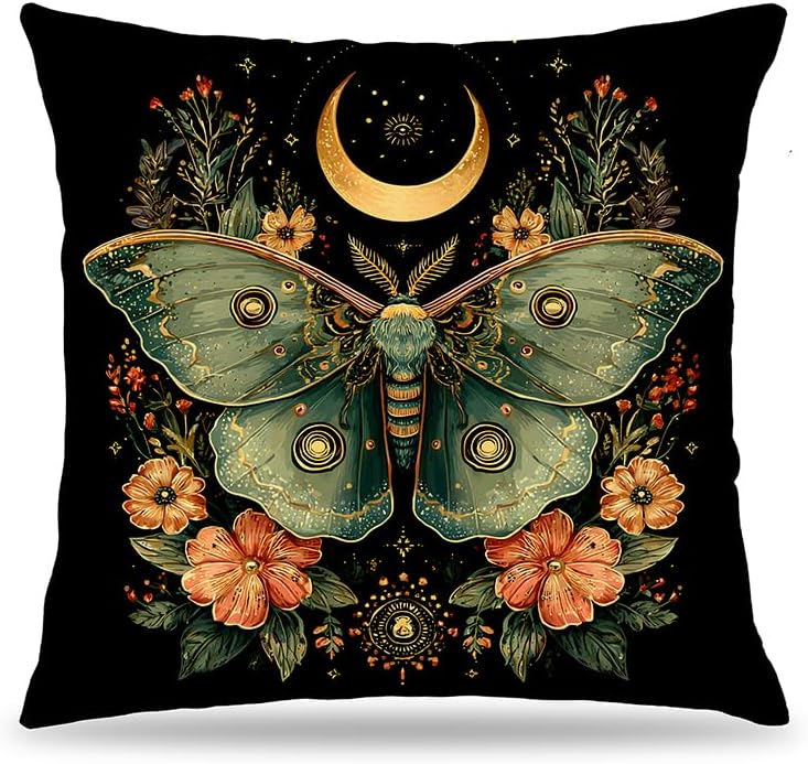 Boho Fabric Throw Pillow Cover — 18x18 — Multicolour-55