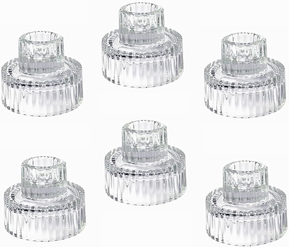 Glass Candle — 5" — 2" High