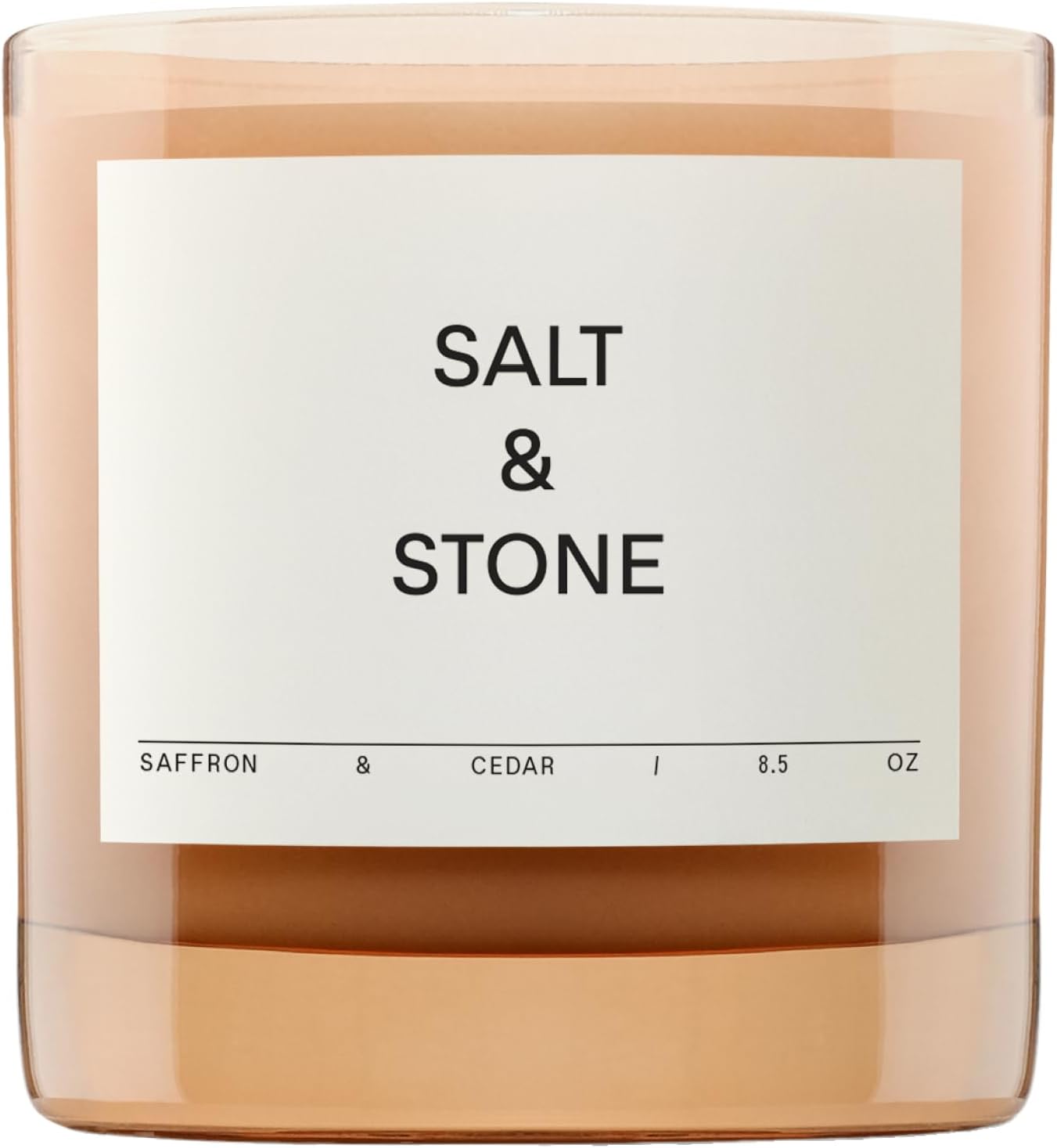 Soy Metal Scented Candle — Saffron & Cedar
