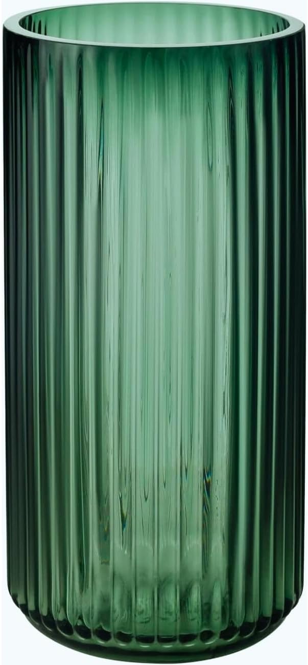Farmhouse Green Flower Vase — 8" — Green