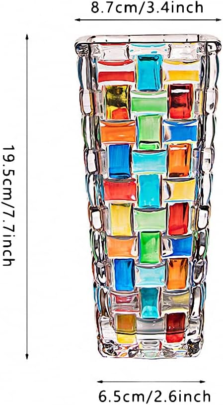 Boho Blue Flower Vase — 7" - View 2
