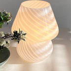 Modern Glass Bedside Lamp - View 8