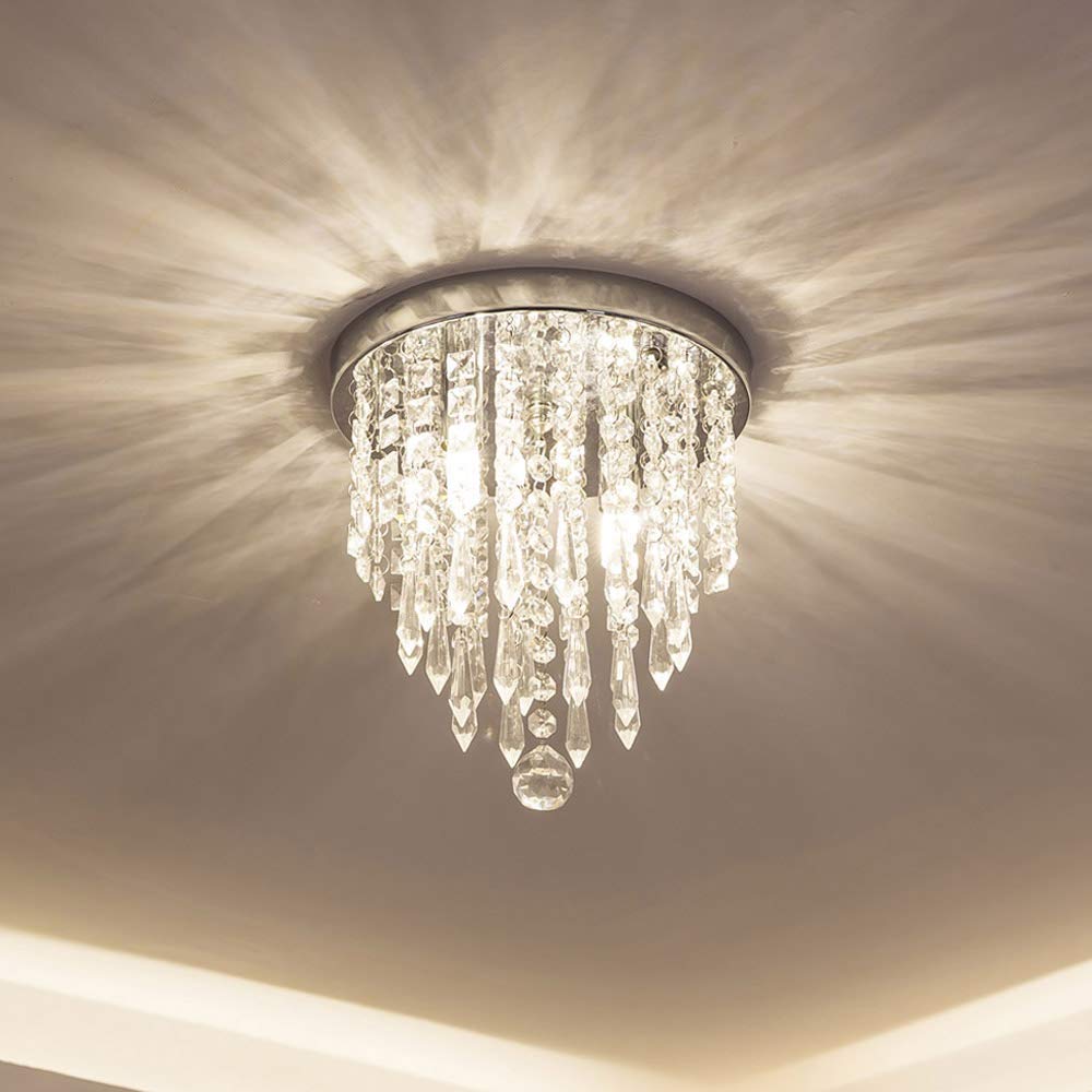 Luxe Metal Chandelier — 10.4"