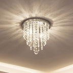 Luxe Metal Chandelier — 10.4"