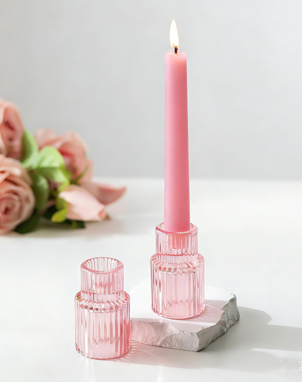 Blue Candle — Pink