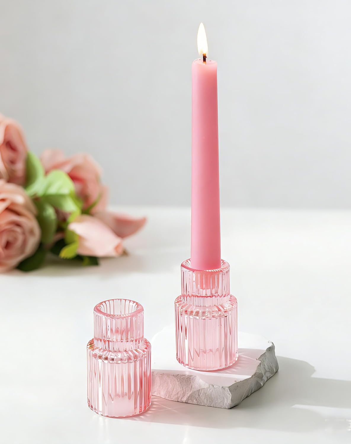Blue Candle — Pink
