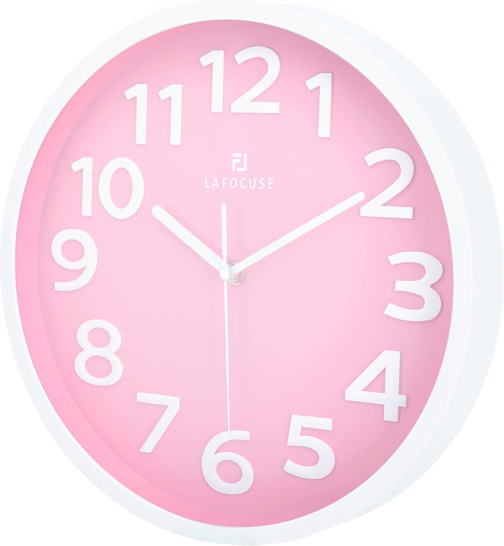 Battery Operated Blue Wall Clock — 12" - View 5