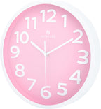 Battery Operated Blue Wall Clock — 12" - View 5