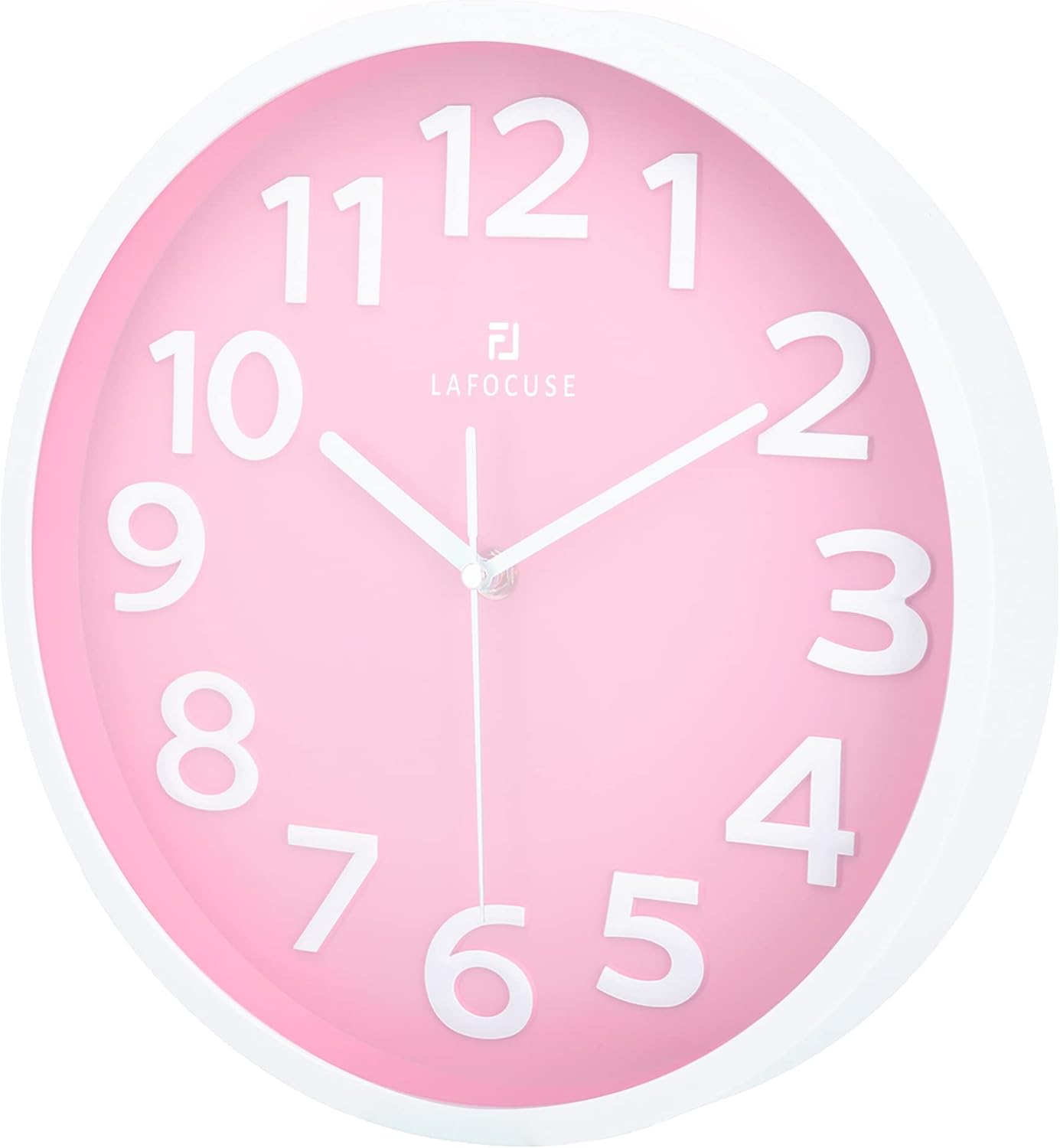 Battery Operated Blue Wall Clock — 12" - View 5
