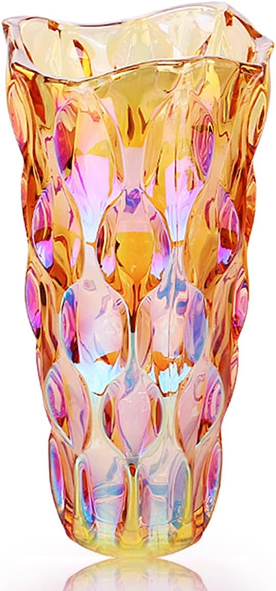 Boho Blue Vase — 5" — Sparkle Amber
