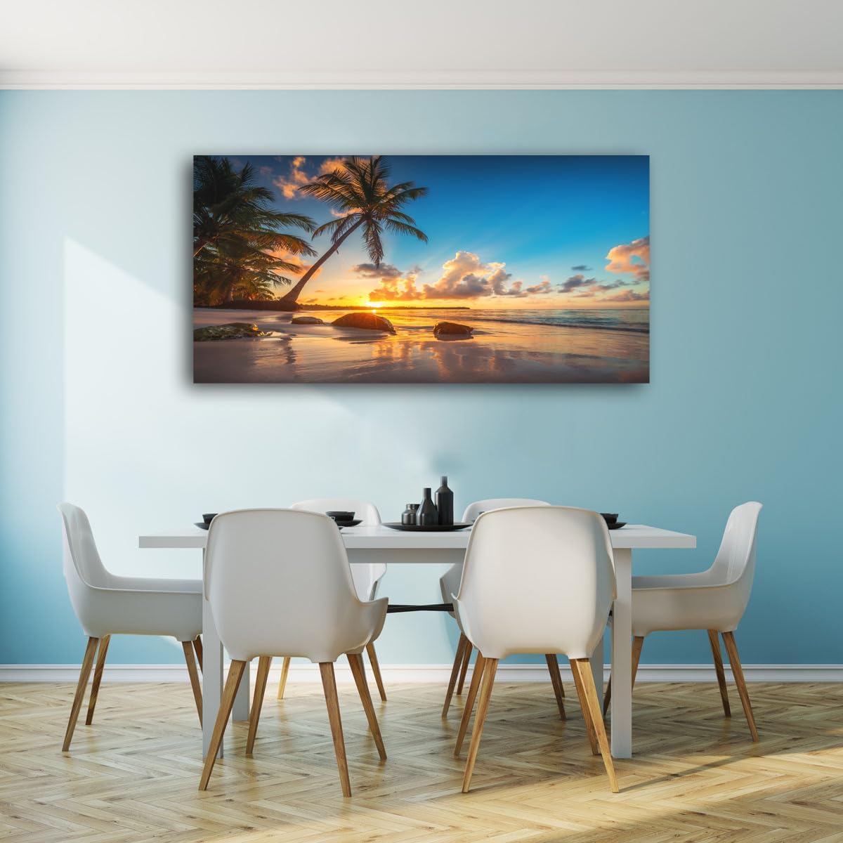 Framed Beige Wall Art — 40" - View 5