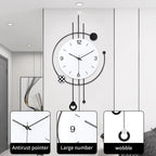 Battery Operated Modern Black Wall Decor — 30" - View 2
