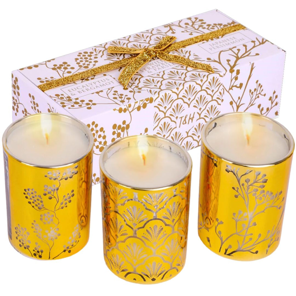 Soy Luxe Wax Scented Candle — Set of 3