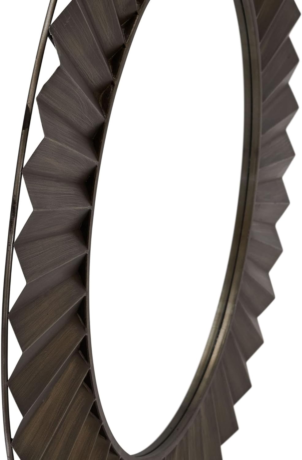 Round Metal Wall Mirror - View 4