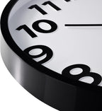 Battery Operated Modern Black Wall Clock — 16" - View 5