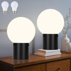 Luxe Black Bedside Lamp — Black