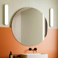 Round Luxe Glass Wall Mirror — 70" — Round