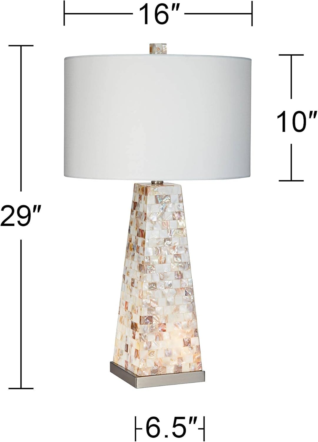 Modern Metal Table Lamp — 29" - View 3
