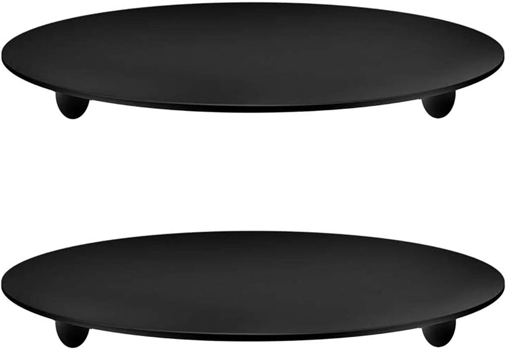 Black Candle — 3" — 11cm Black 2pcs